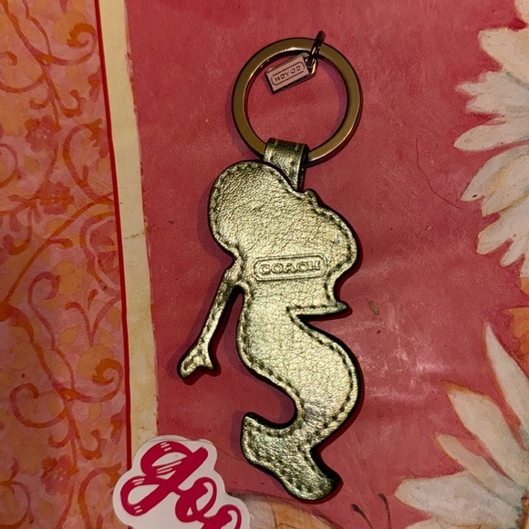 Coach Leather Mermaid Keychain - Picture 2 of 2